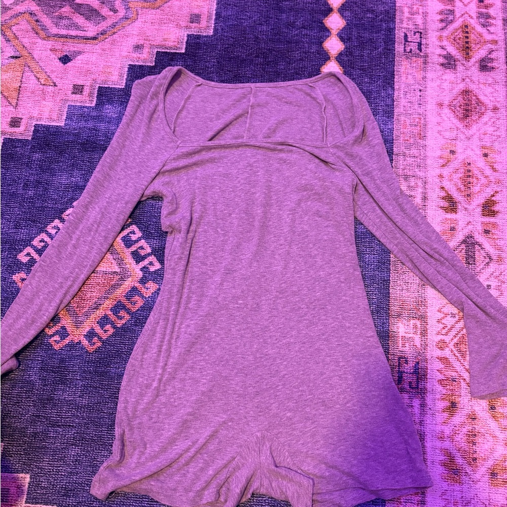 Elegant grey bodysuit